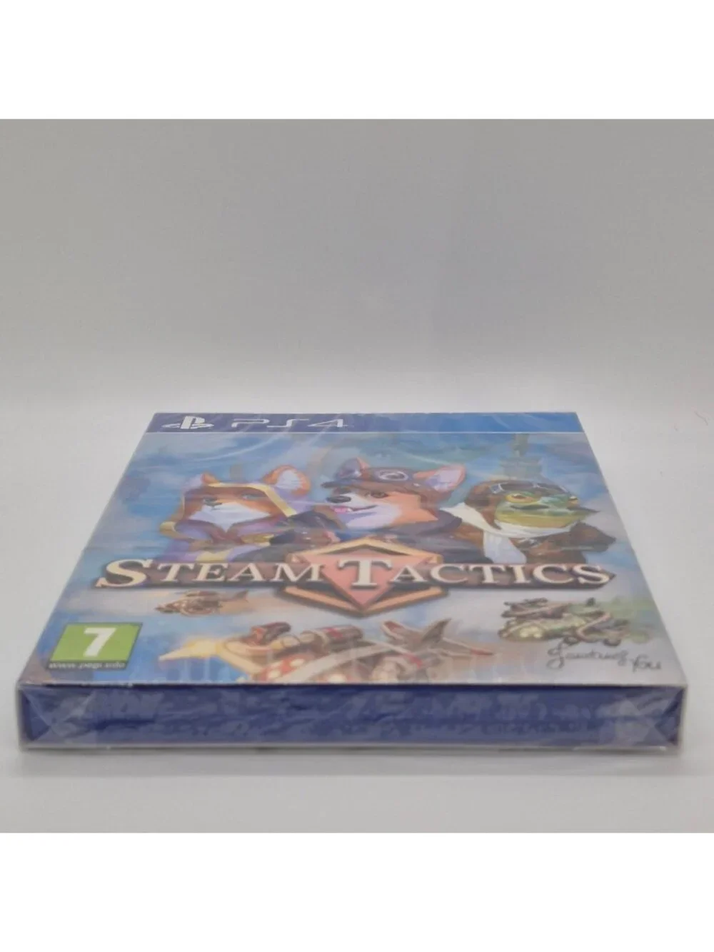 Steam Tactics PS4 w/ Slipcover Red Art Games Limited Print New Sealed
